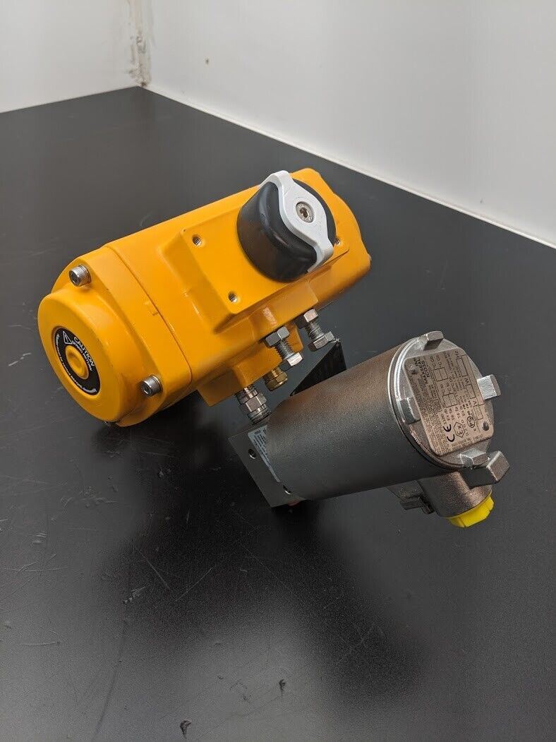 ELO Matic F0040U Pnumatic Actuated Swagelok SS-T63MS8 1000PSI Ball Valve ICO3S