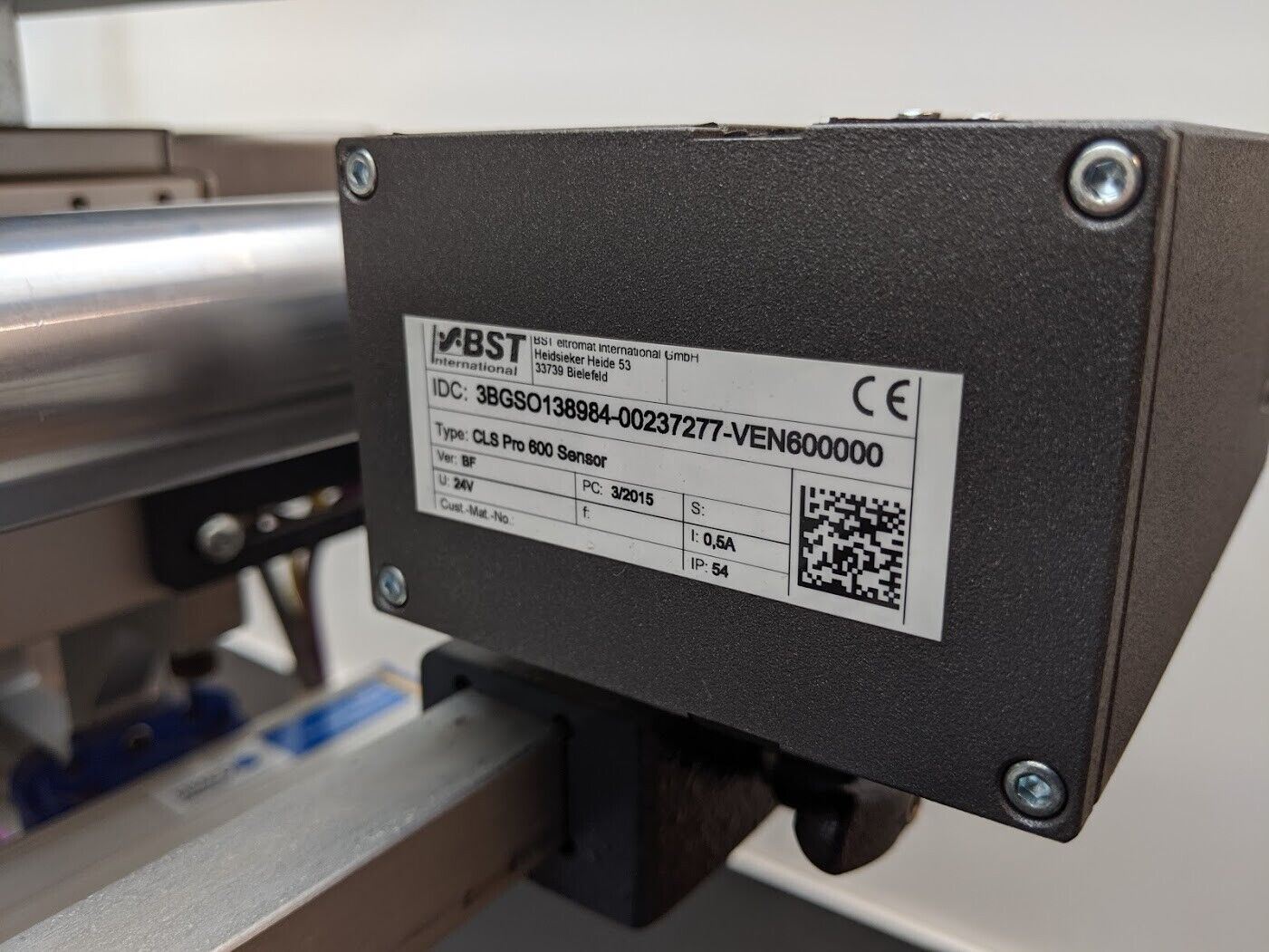 AccuWeb Web Guide Controller ekr 500 digital BST CLS PRO 600 Sensor 450mm Width