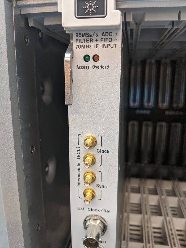 HP Agilent E1439A VXI 95 MSa/s Digitizer with DSP, Memory and 70MHz IF input
