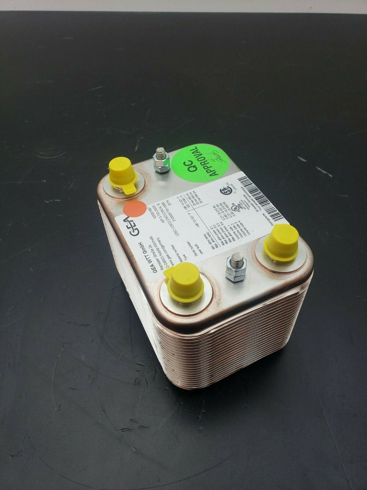 New GEA WP 3-TIO 20/20 Brazed Plate Heat Exchanger 363 Psi