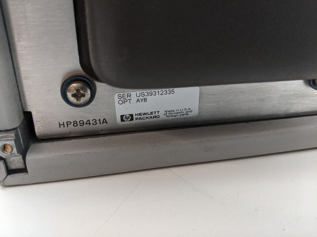 HP Hewlett Packard 89441A RF Section Option AY8 power on tested