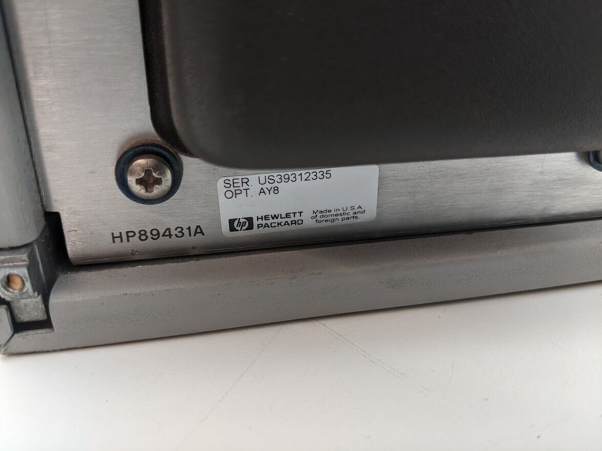 HP Hewlett Packard 89441A RF Section Option AY8 power on tested