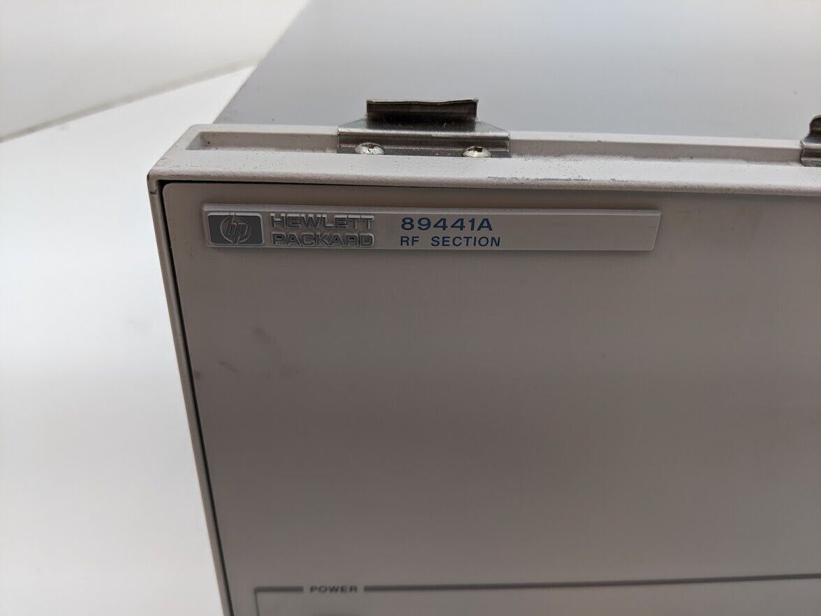 HP Hewlett Packard 89441A RF Section Option AY8 power on tested