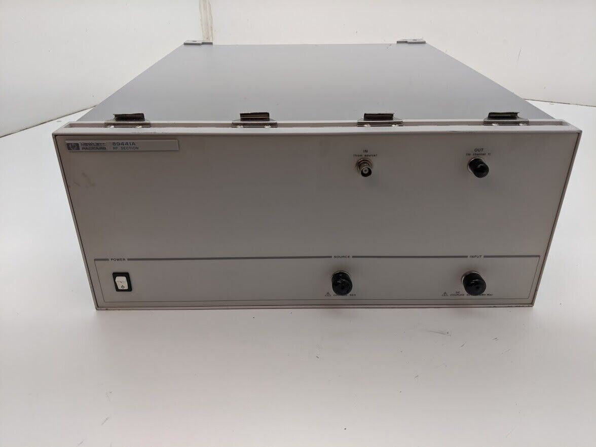 HP Hewlett Packard 89441A RF Section Option AY8 power on tested