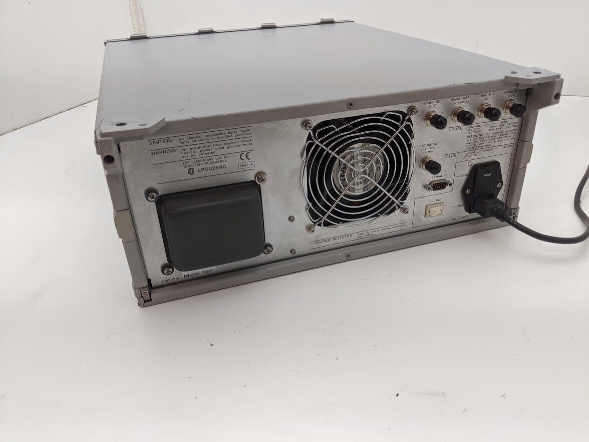 HP Hewlett Packard 89441A RF Section Option AY8 power on tested