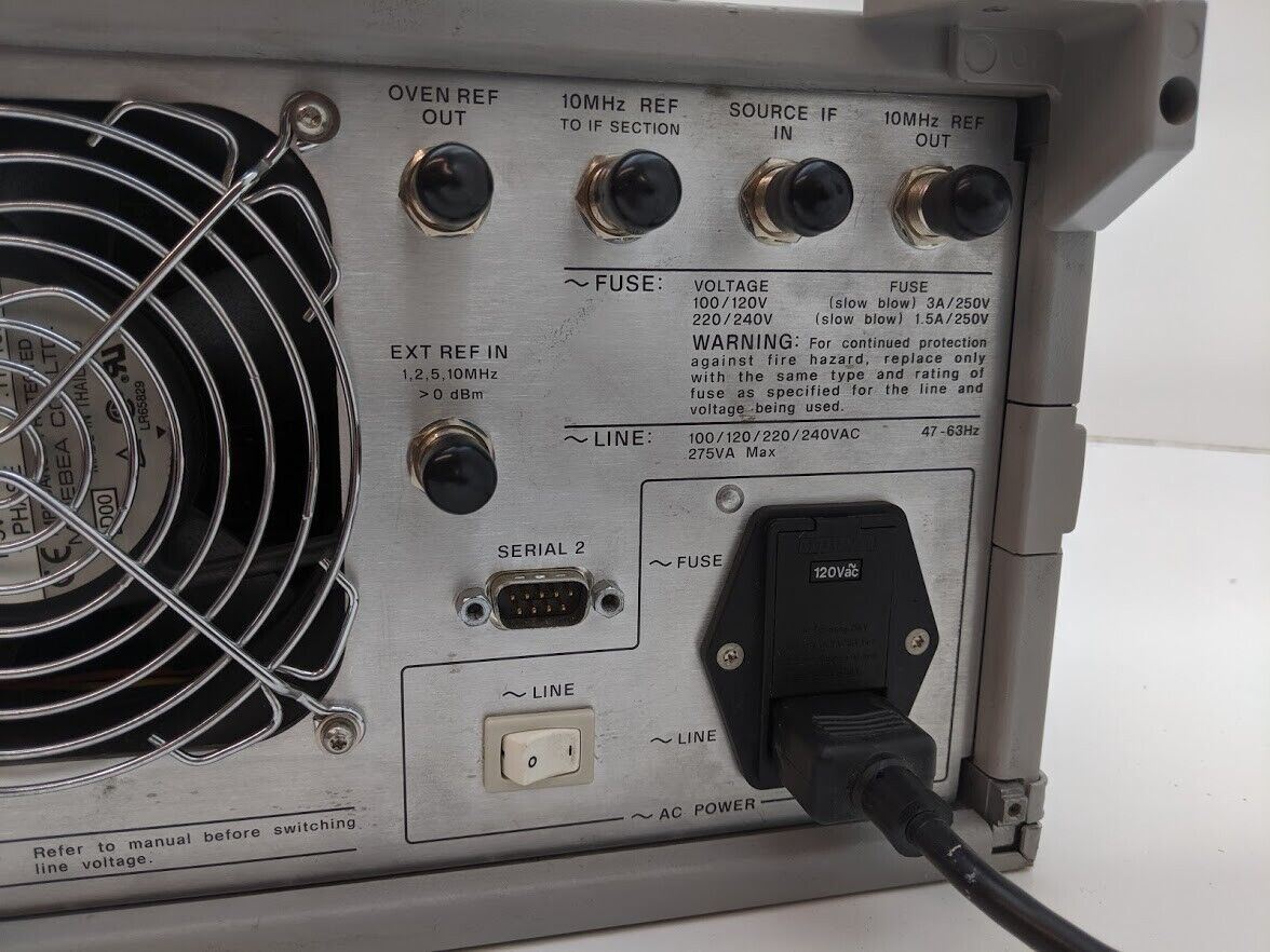 HP Hewlett Packard 89441A RF Section Option AY8 power on tested