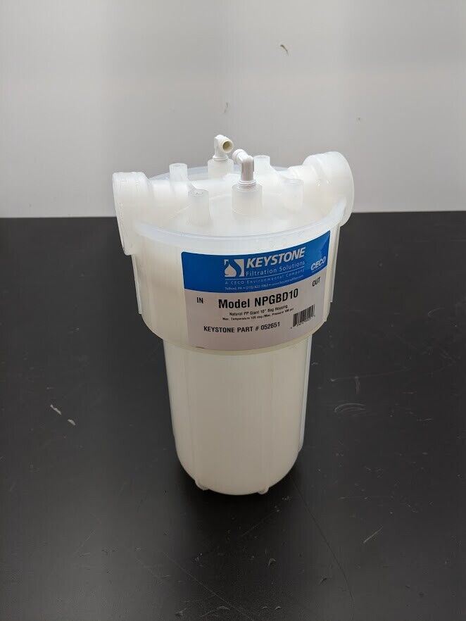 Keystone 052651 Natural PP Giant 10" Bag Housing Filter NPGBD10