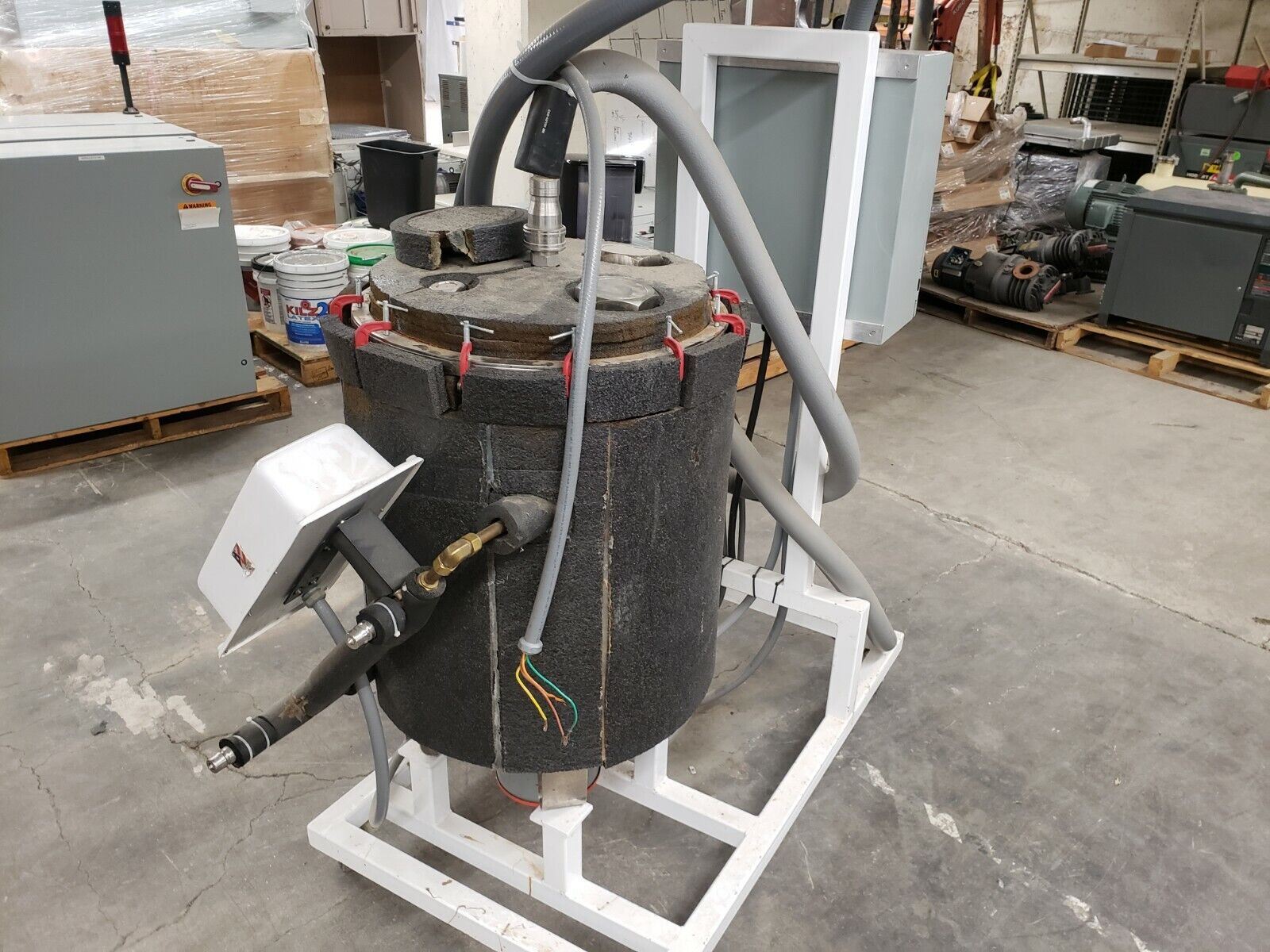 Heated Oil Bath Recirculator 480V 3Ph 10Kw 32 Gallon Capacity Free Freight