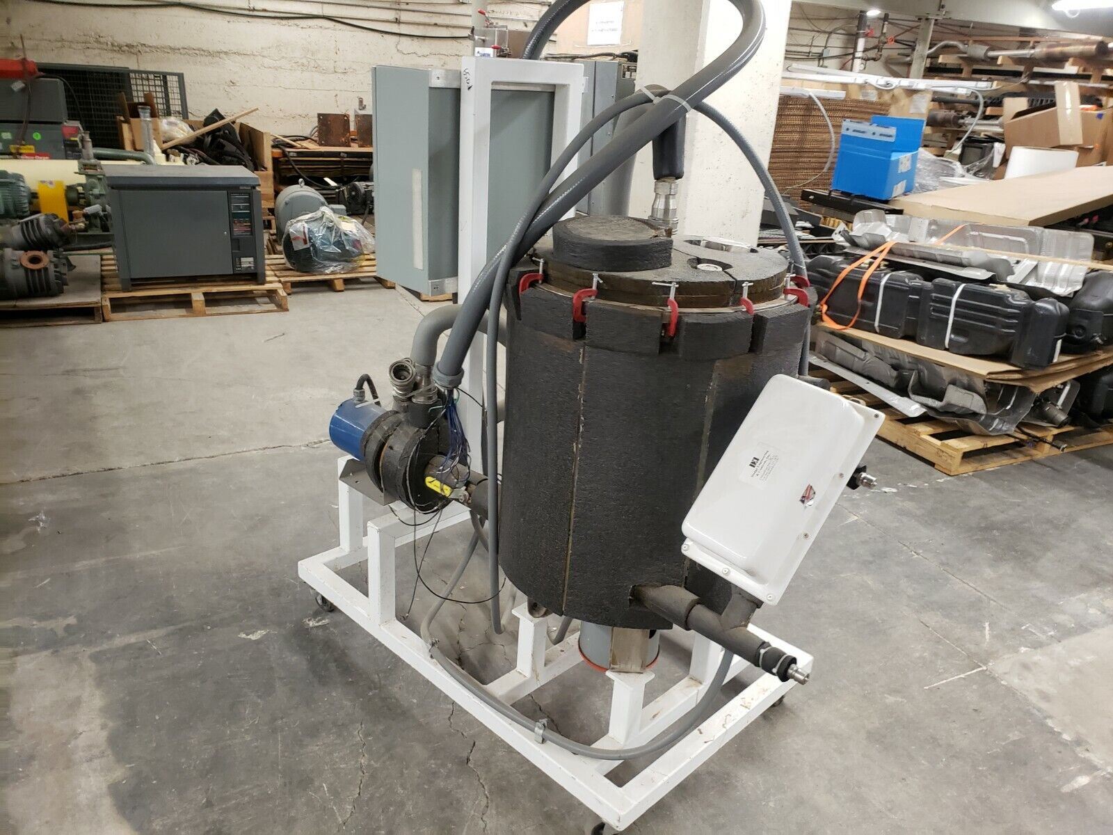 Heated Oil Bath Recirculator 480V 3Ph 10Kw 32 Gallon Capacity Free Freight