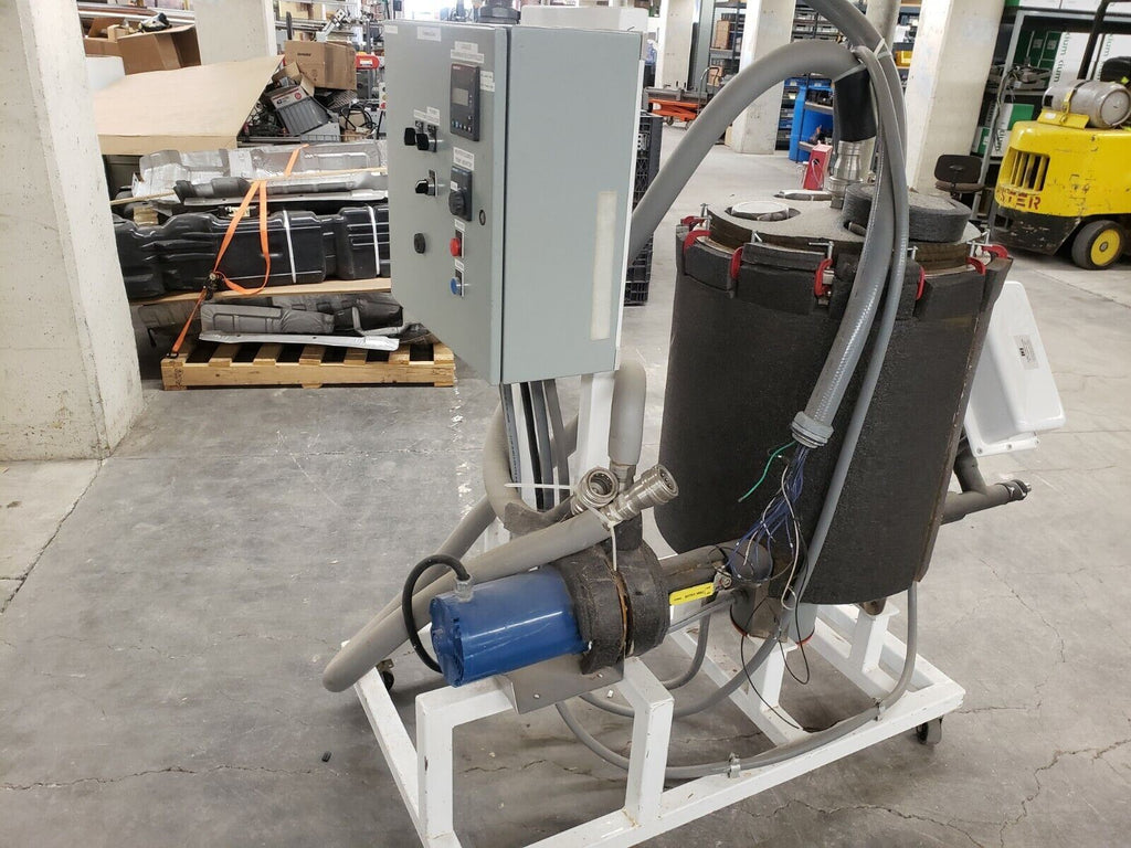 Heated Oil Bath Recirculator 480V 3Ph 10Kw 32 Gallon Capacity Free Freight