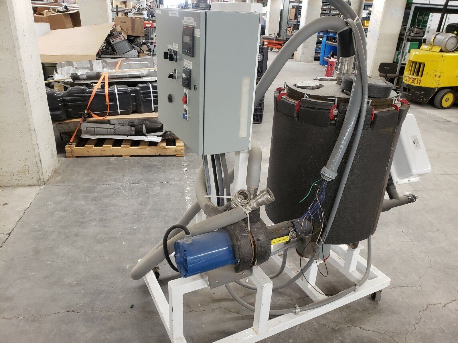 Heated Oil Bath Recirculator 480V 3Ph 10Kw 32 Gallon Capacity Free Freight