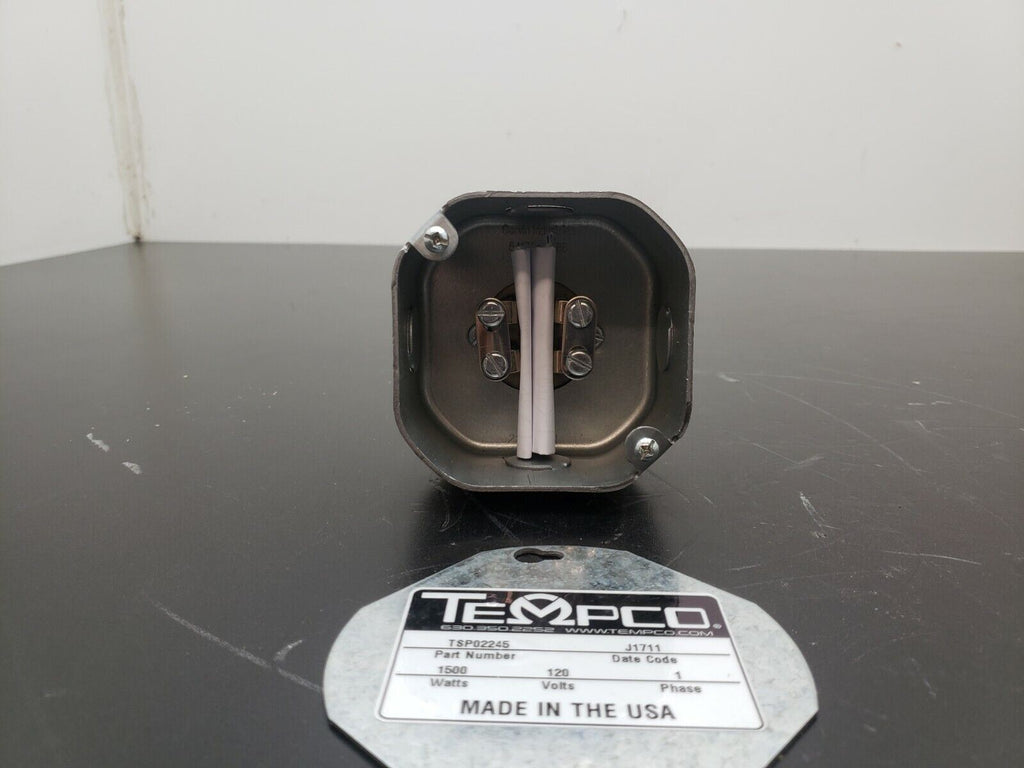 Tempco TSP02245 304 SS Immersion Heater, 1.5" NPT 6-1/8" D 1500W 120V FreeShip