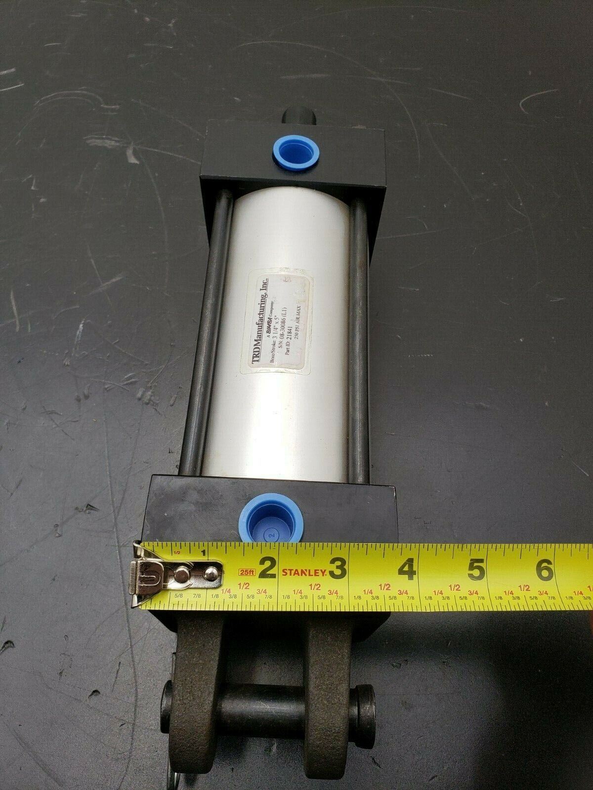 TRD Manufacturing Pneumatic Cylinder 250 Psi 3 1/4 x 5" Stroke 21841