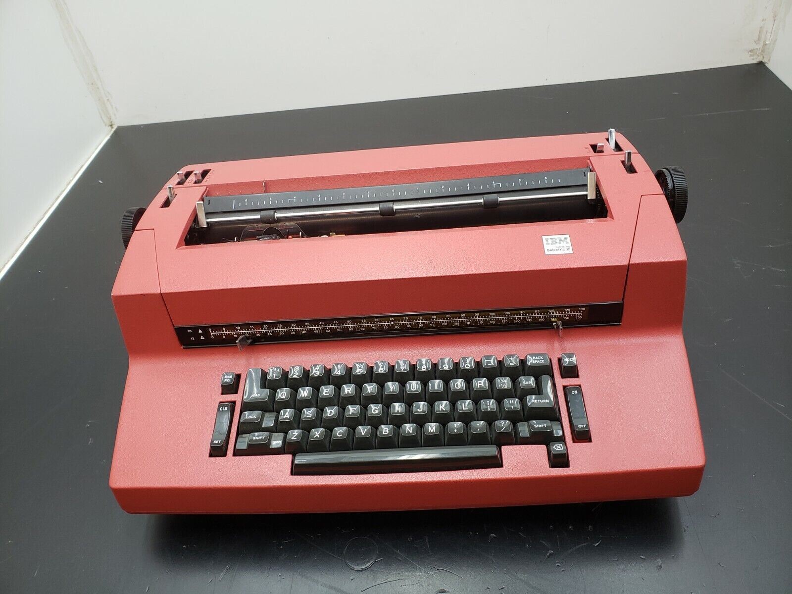 IBM Selectric II Electric Typewriter Red Needs Work Pick Up Only