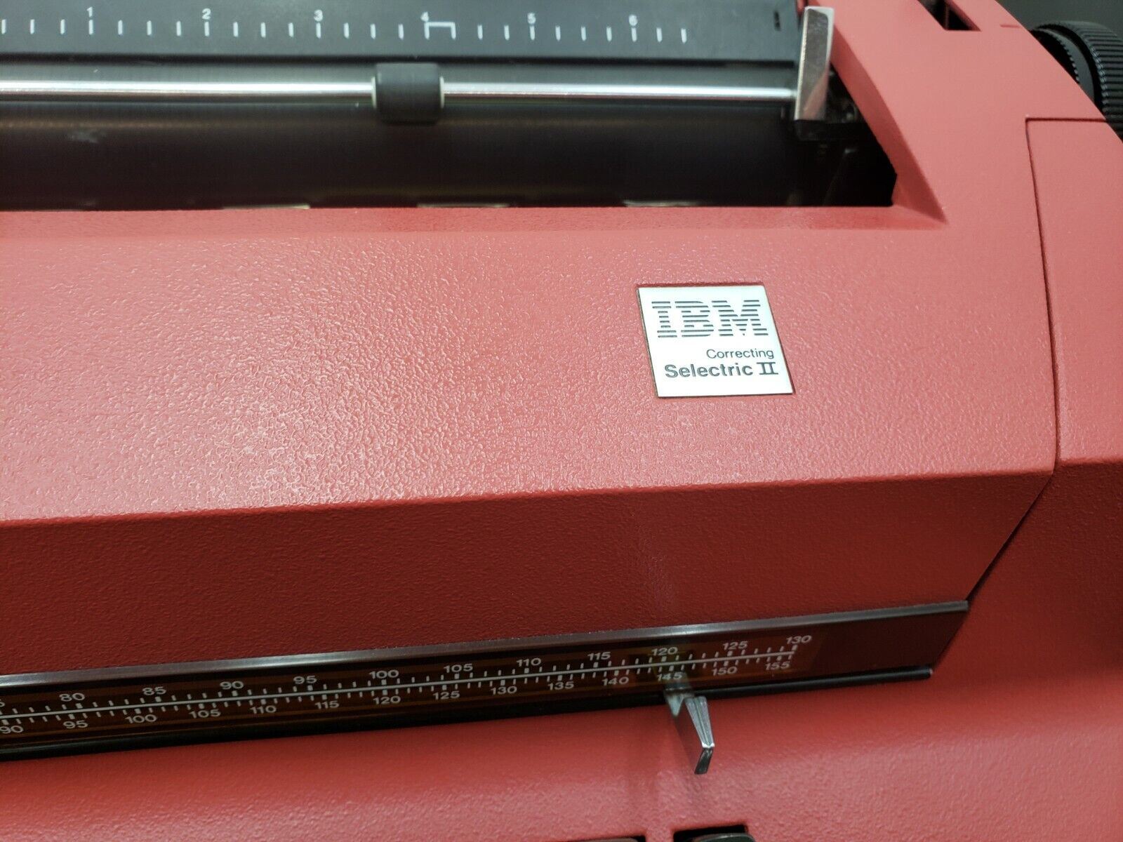 IBM Selectric II Electric Typewriter Red Needs Work Pick Up Only