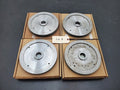4x Turner Grooved 8" Diamond Plated Grinding Wheel Sapphire Prep (A)