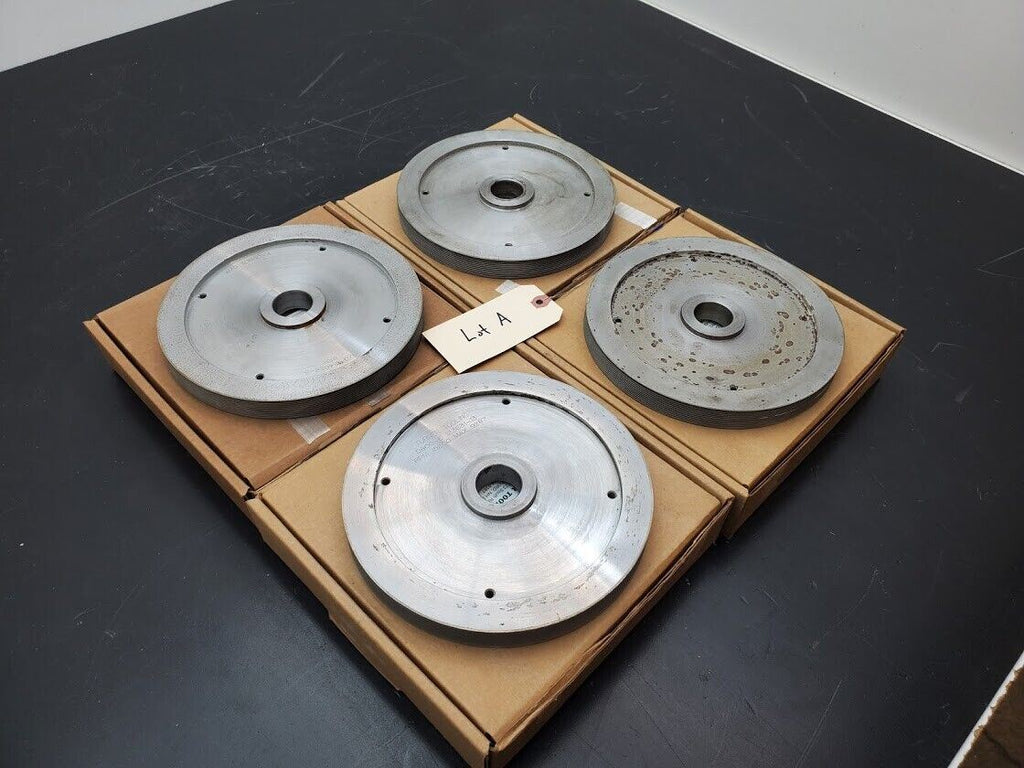 4x Turner Grooved 8" Diamond Plated Grinding Wheel Sapphire Prep (A)