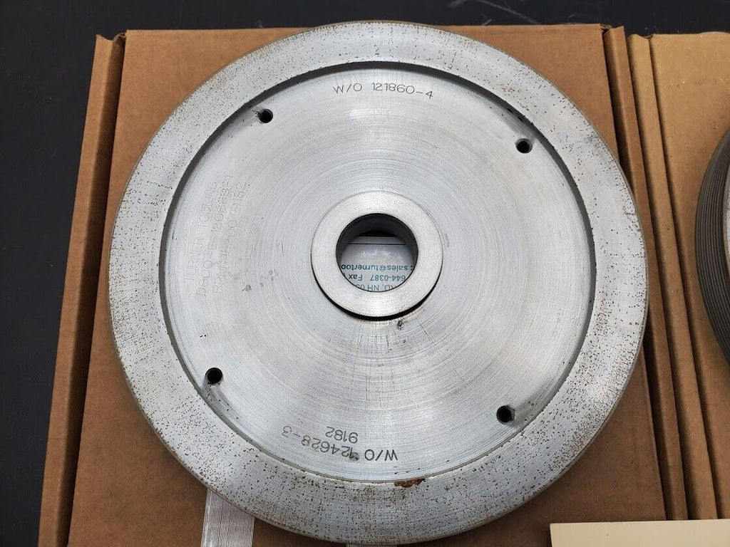 4x Turner Grooved 8" Diamond Plated Grinding Wheel Sapphire Prep (A)