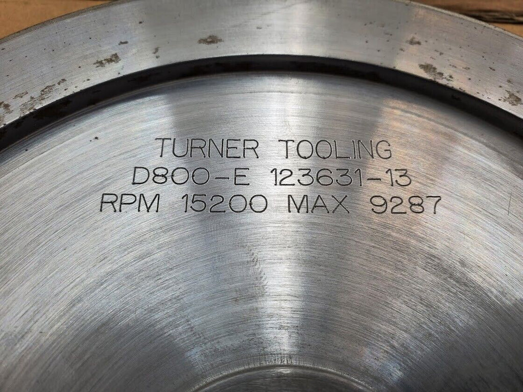 4x Turner Grooved 8" Diamond Plated Grinding Wheel Sapphire Prep (A)