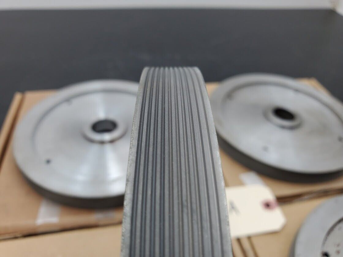 4x Turner Grooved 8" Diamond Plated Grinding Wheel Sapphire Prep (A)