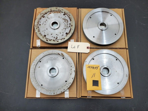 4x Turner Grooved 8" Diamond Plated Grinding Wheel Sapphire 800 Grit (F)