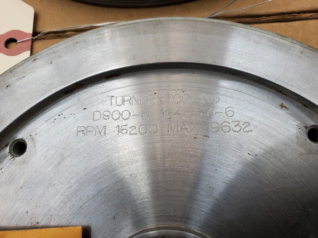 4x Turner Grooved 8" Diamond Plated Grinding Wheel Sapphire 800 Grit (F)