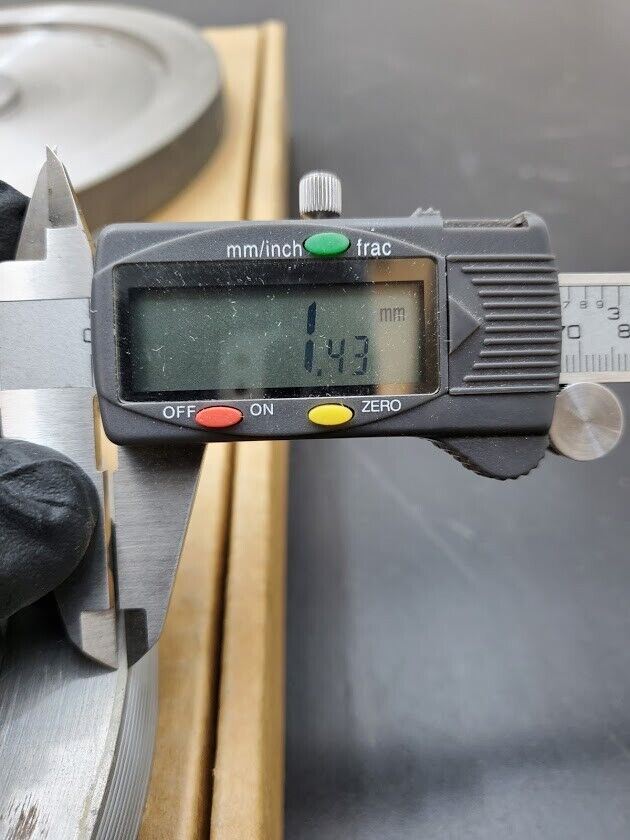 4x Turner Grooved 8" Diamond Plated Grinding Wheel Sapphire 800 Grit (F)