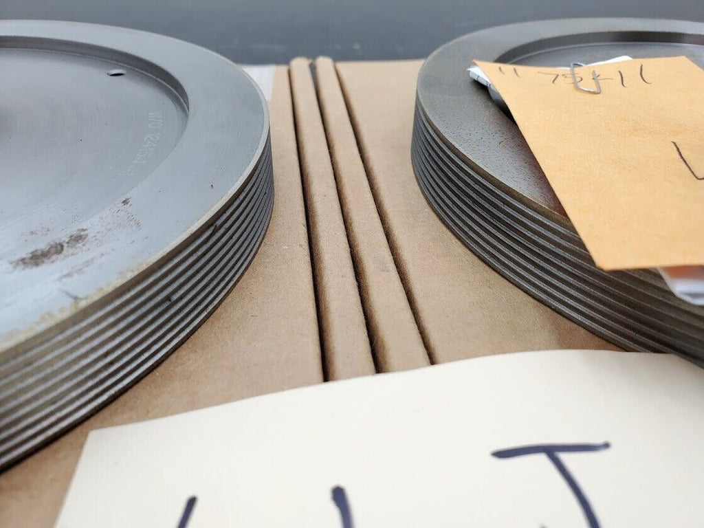 3x Turner Grooved 8" Diamond Plated Grinding Wheel Sapphire 800 Grit (J)