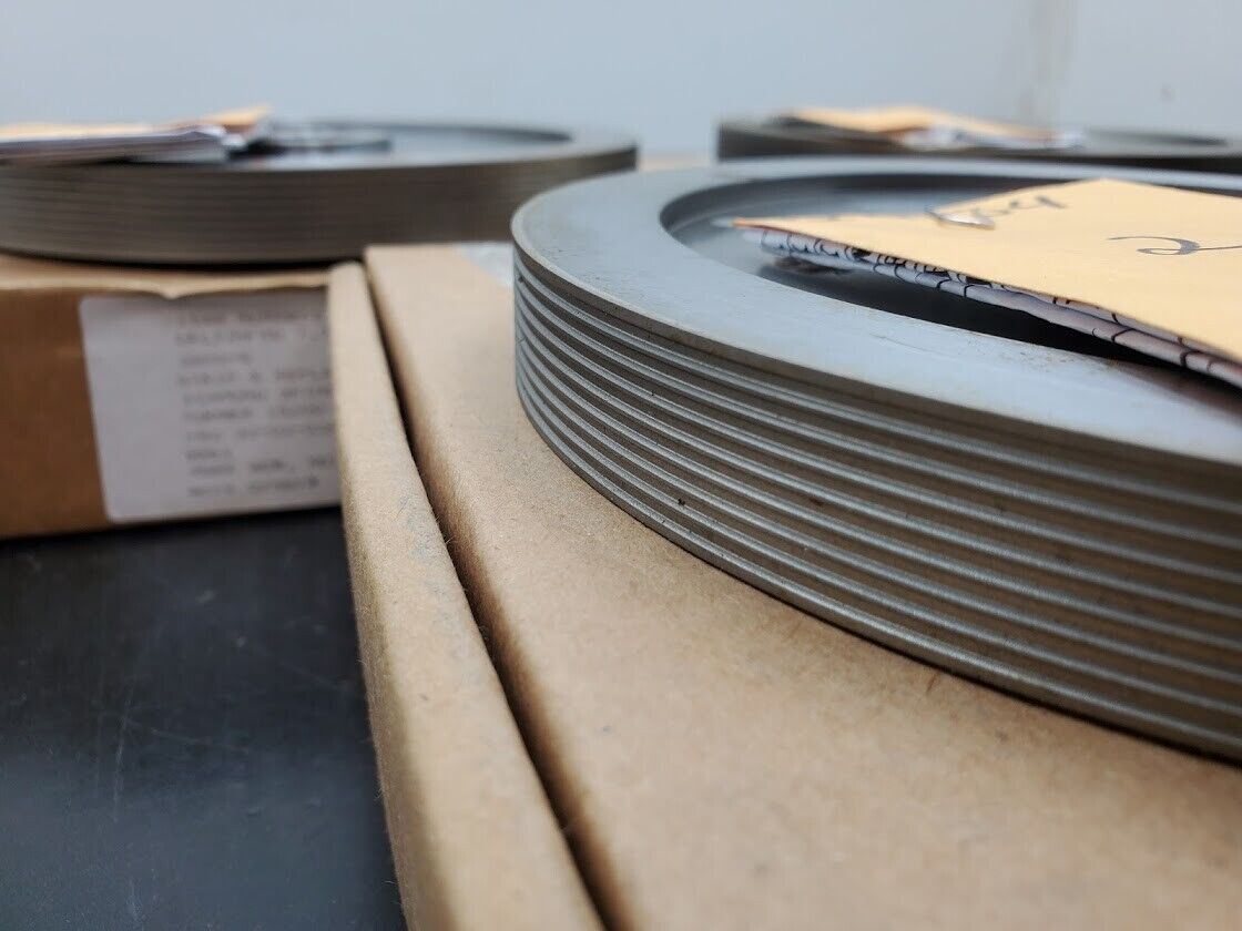 3x Turner Grooved 8" Diamond Plated Grinding Wheel Sapphire 800 Grit (J)