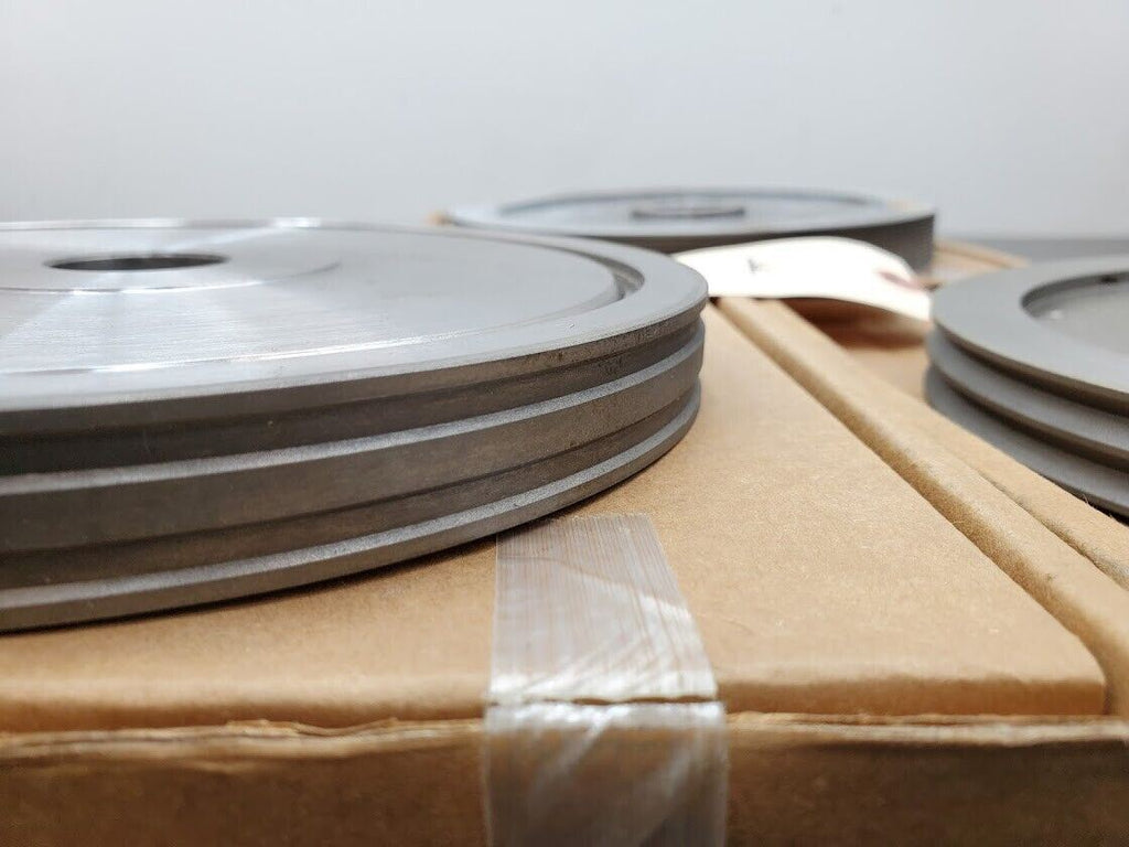 3x Turner Grooved 8" Diamond Plated Grinding Wheel 3x Profiles 800 Grit K