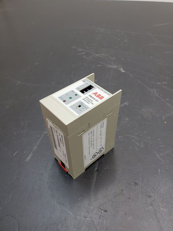 ABB NBAA-01 Building Automation Adapter Fiber Optic 24VDC DIN Rail Mount