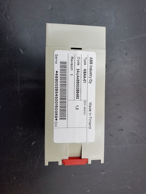 ABB NBAA-01 Building Automation Adapter Fiber Optic 24VDC DIN Rail Mount