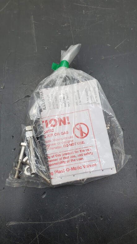 Plast-O-Matic RVT100V-PV 1" PVC Adjustable Back Pressure Relief Valve FNPT