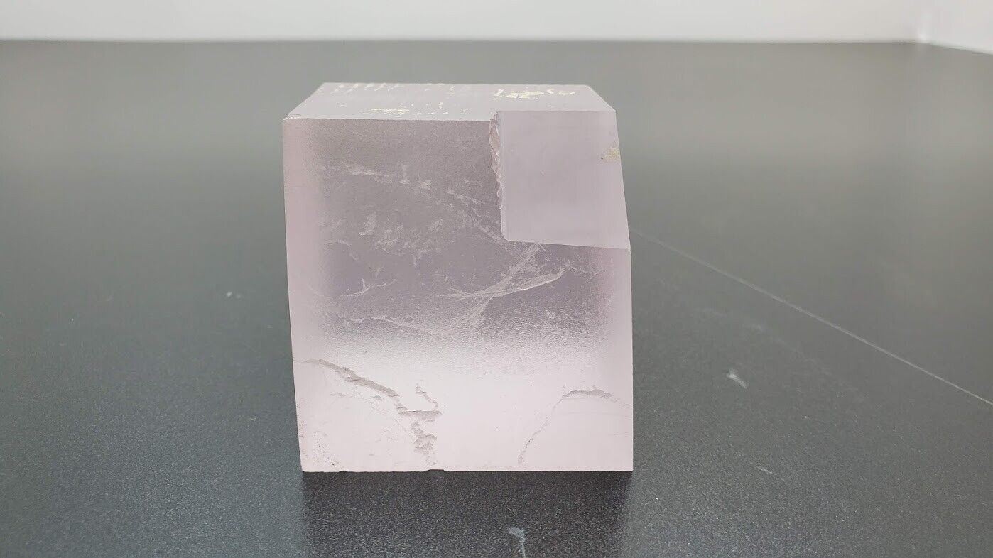 Industrial Crystal Synthetic Sapphire Ingot 1.7 Pounds (B)