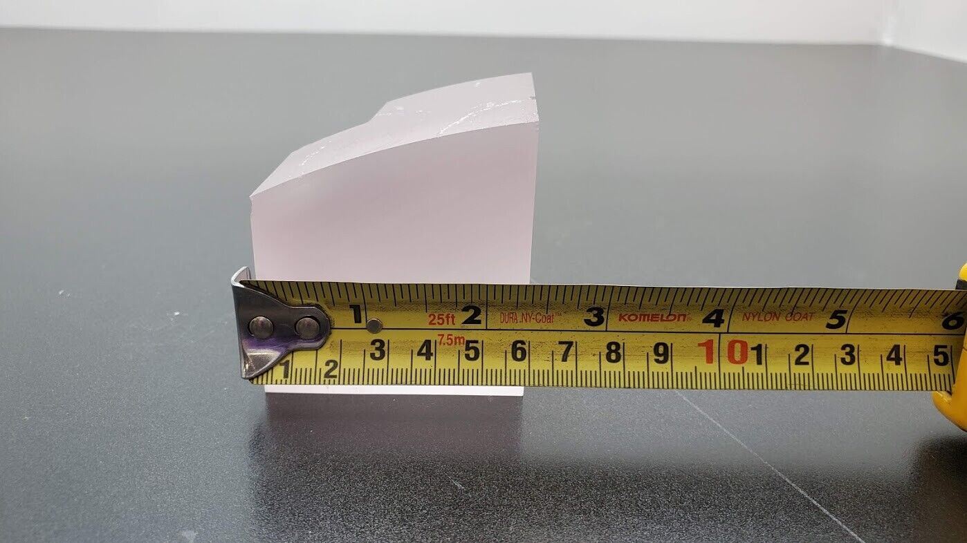 Industrial Crystal Synthetic Sapphire Ingot 1.7 Pounds (B)