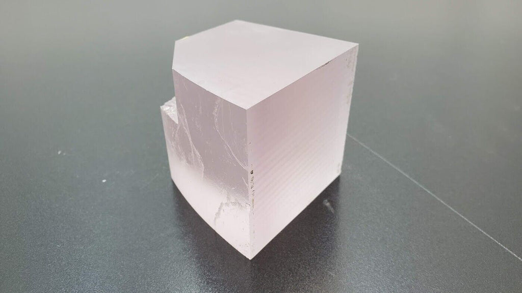 Industrial Crystal Synthetic Sapphire Ingot 1.7 Pounds (B)