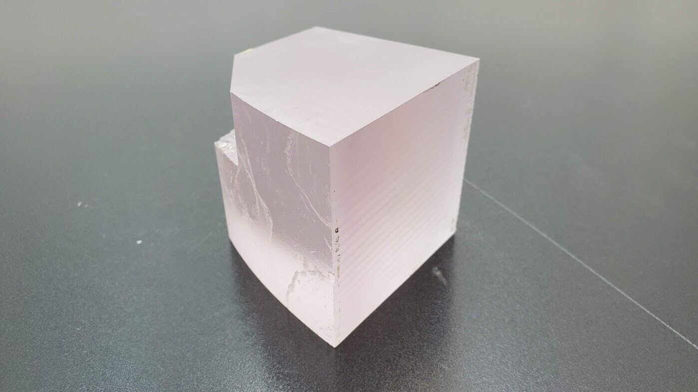 Industrial Crystal Synthetic Sapphire Ingot 1.7 Pounds (B)