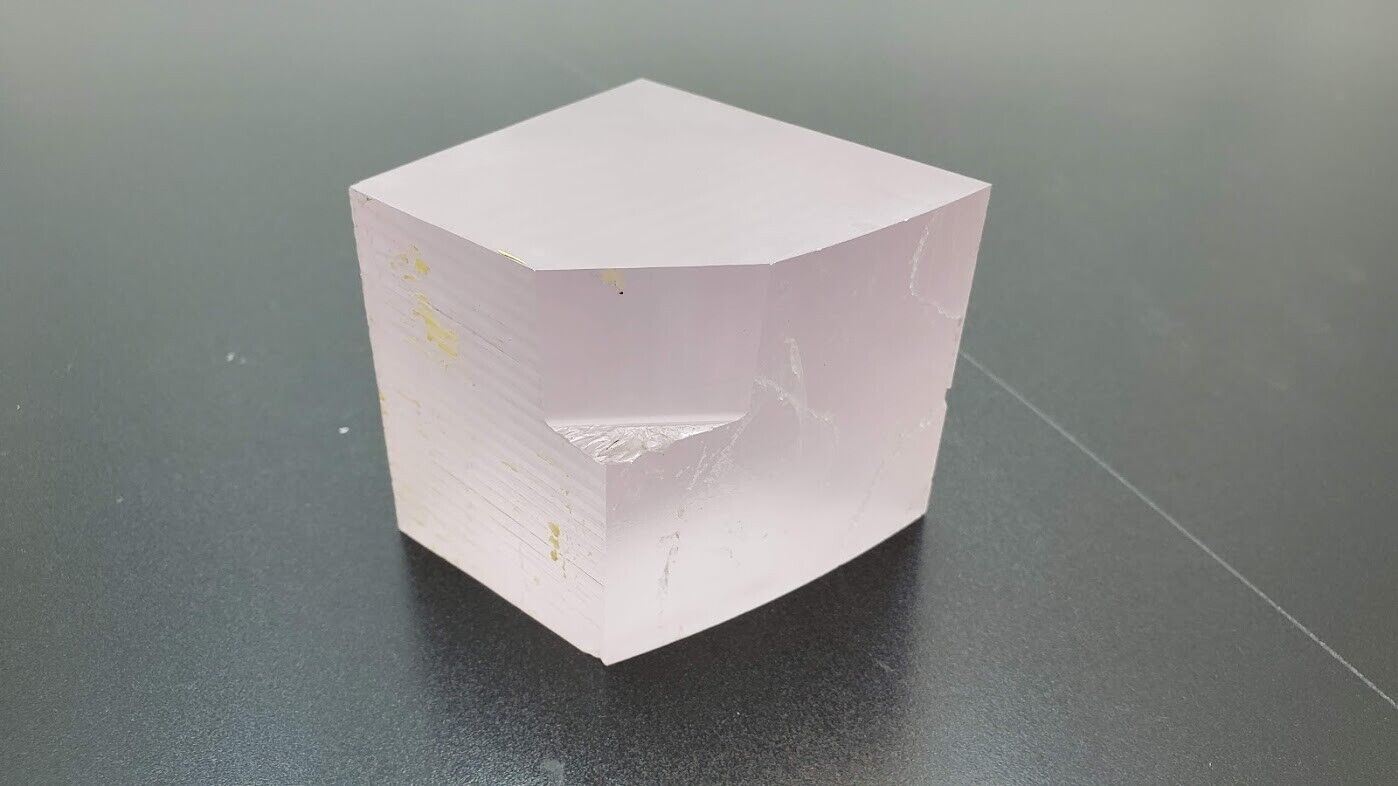 Industrial Crystal Synthetic Sapphire Ingot 1.7 Pounds (B)