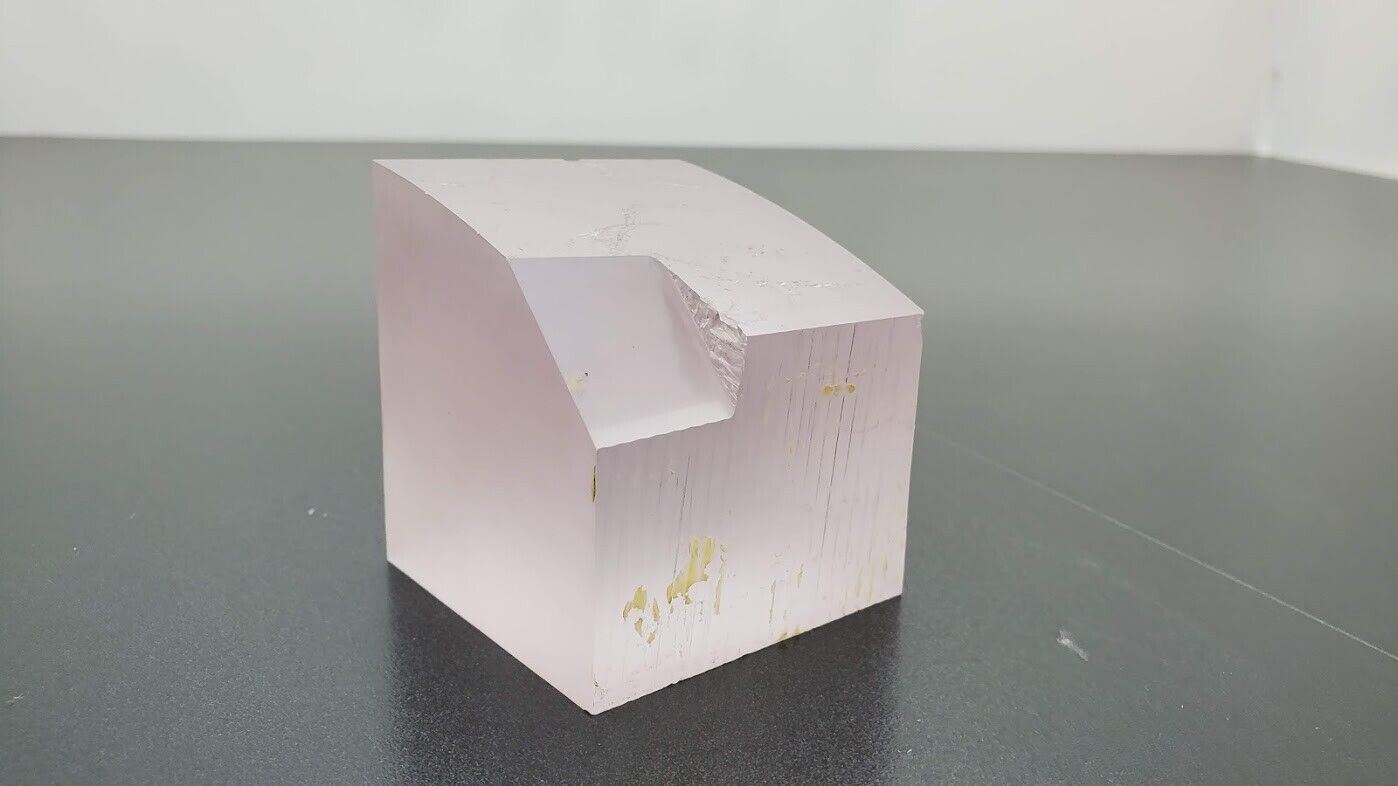 Industrial Crystal Synthetic Sapphire Ingot 1.7 Pounds (B)