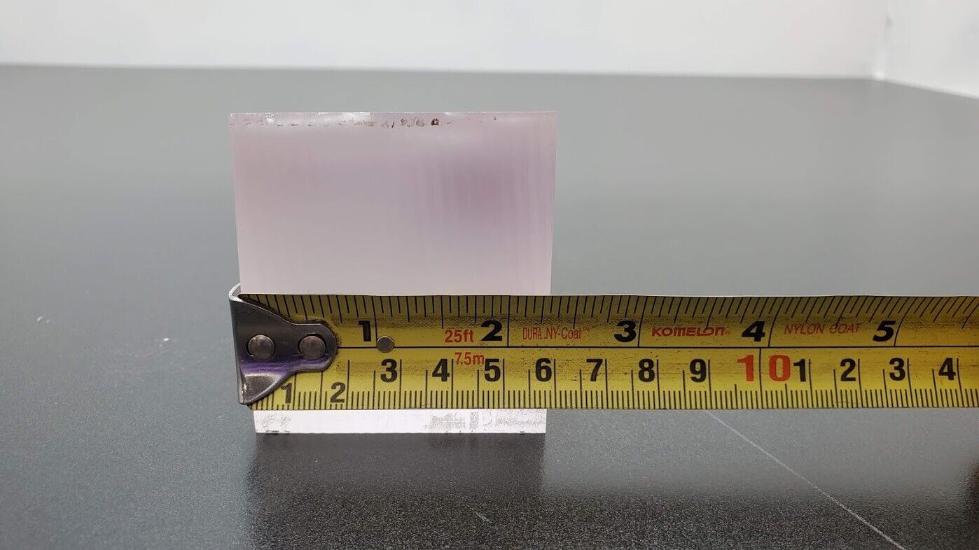 Industrial Crystal Synthetic Sapphire Ingot 1.7 Pounds (B)