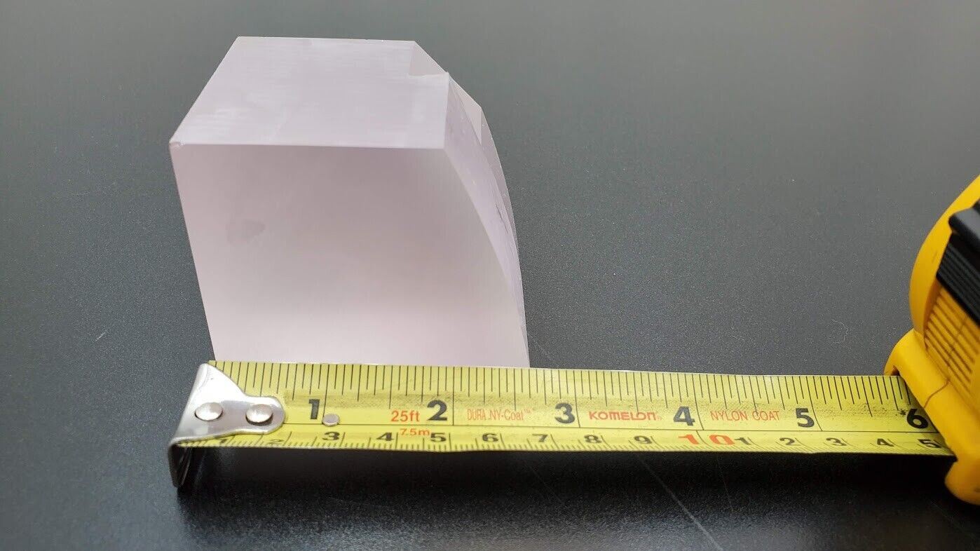 Industrial Crystal Synthetic Sapphire Ingot 1.85 Pounds (D)