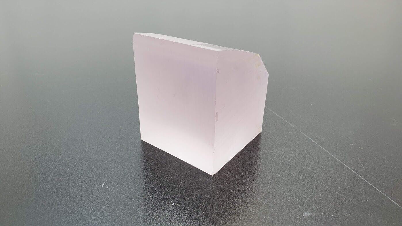 Industrial Crystal Synthetic Sapphire Ingot 1.85 Pounds (D)