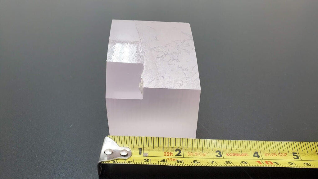 Industrial Crystal Synthetic Sapphire Ingot 1.85 Pounds (D)