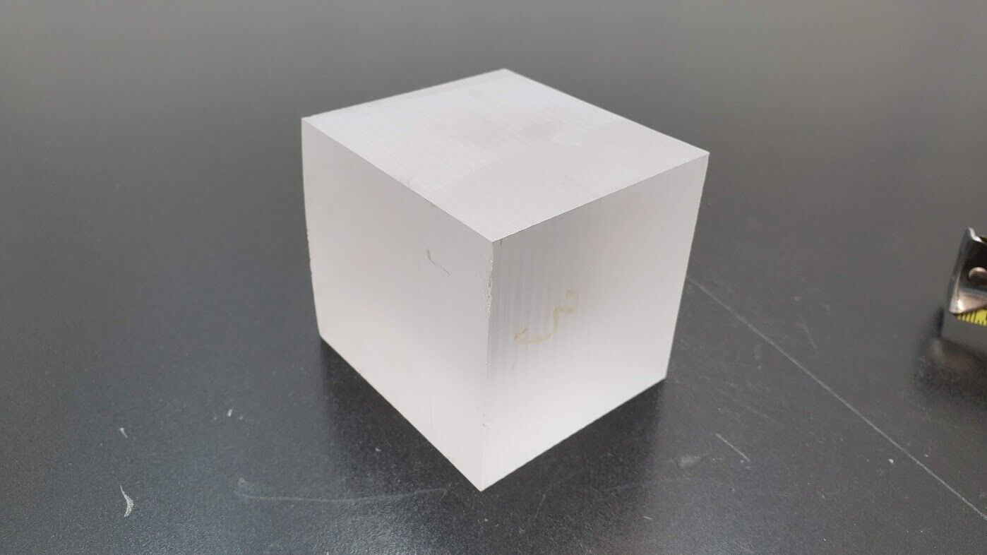 Industrial Crystal Synthetic Sapphire Ingot 2.05 Pounds (N)