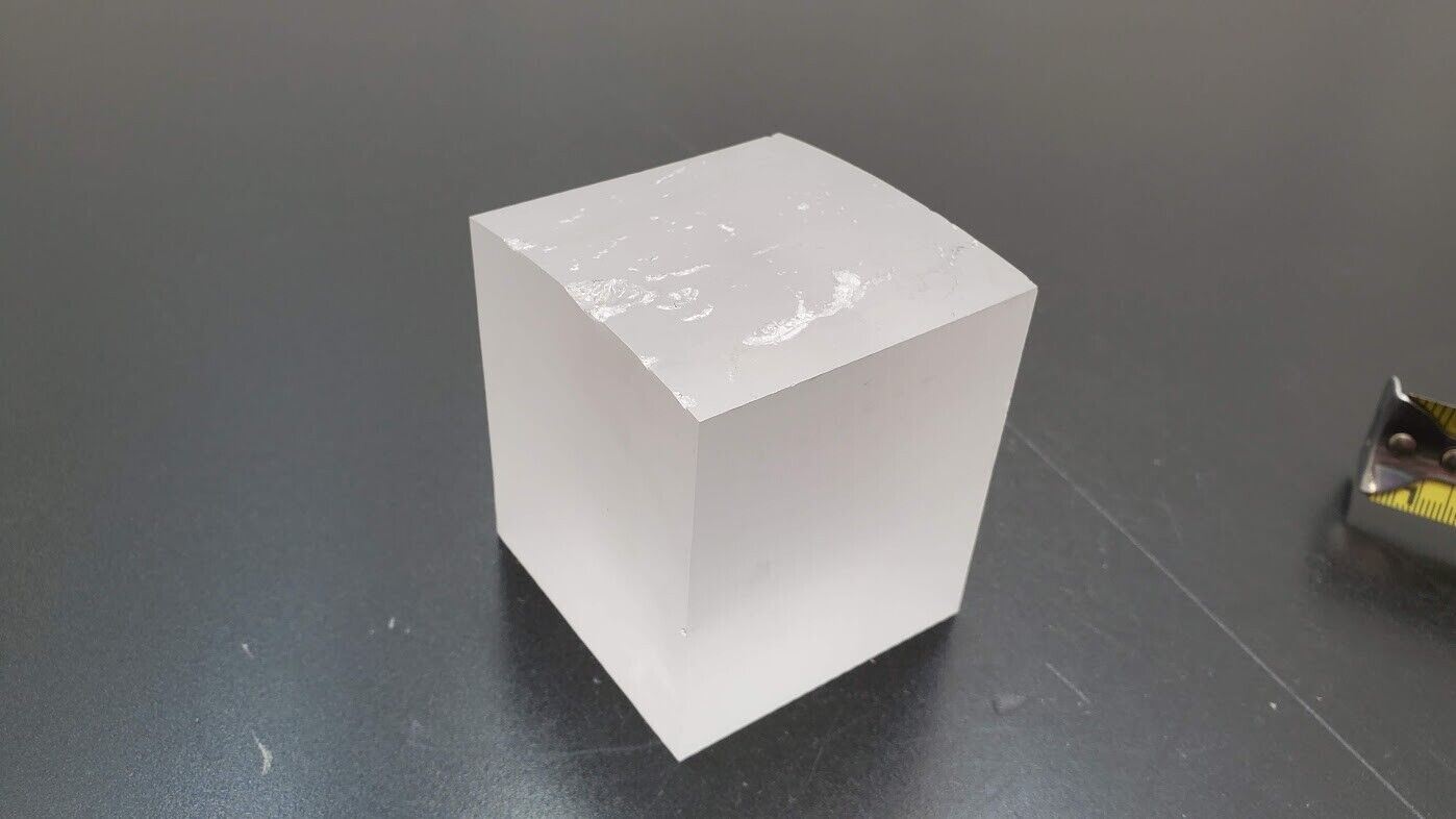 Industrial Crystal Synthetic Sapphire Ingot 2.05 Pounds (N)