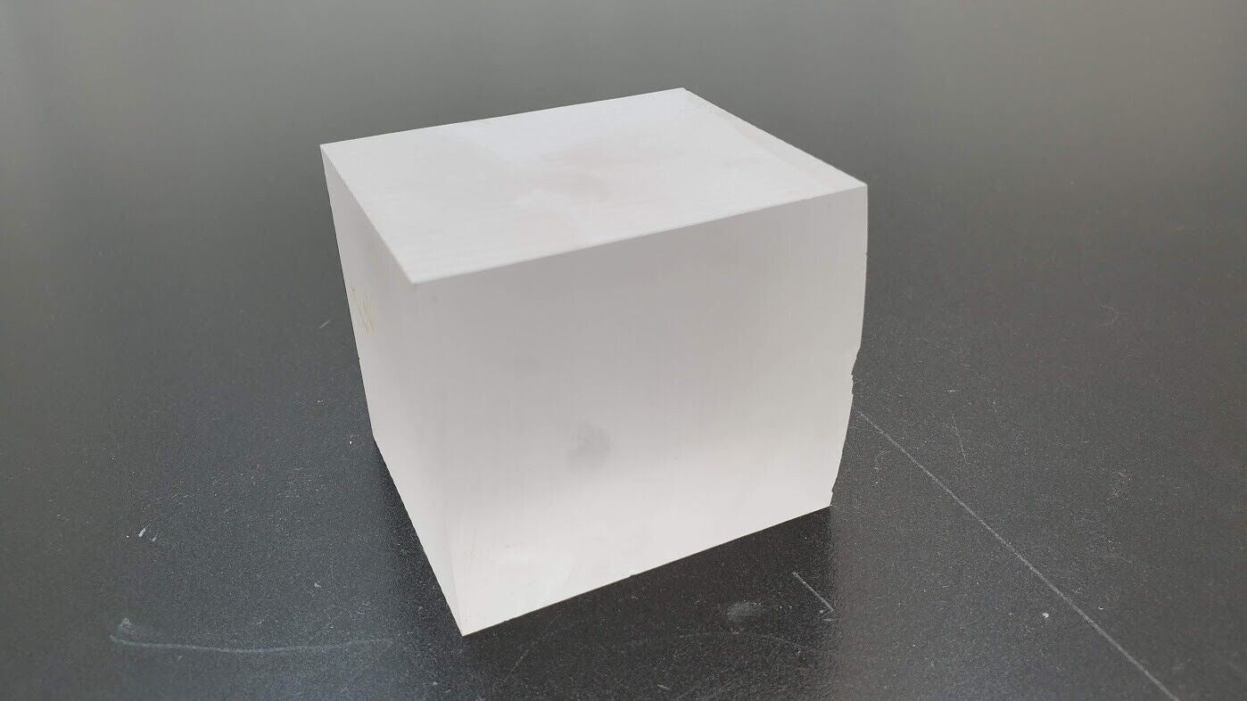 Industrial Crystal Synthetic Sapphire Ingot 2.05 Pounds (N)