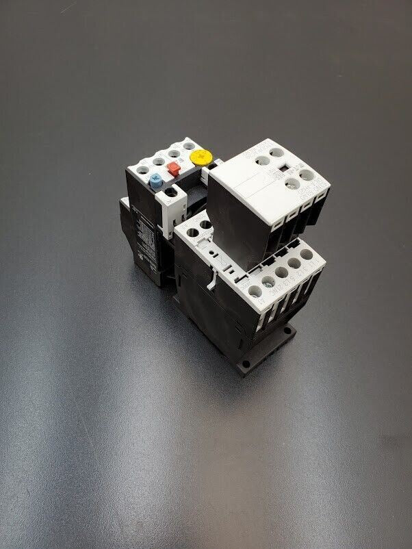 Eaton DILM9-01 24V Coil 3PH 690V 20A Contactor 4 Pole ZB12-1 Overload Relay +Aux