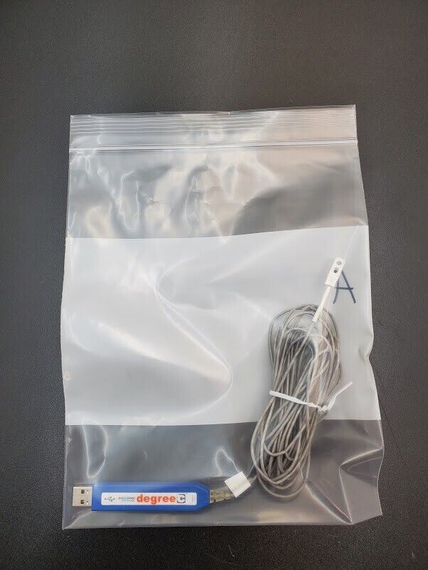 ACCUSENSE DegreeC USB UAS1200PC Air Velocity & Temperature Sensor 5M Cable A