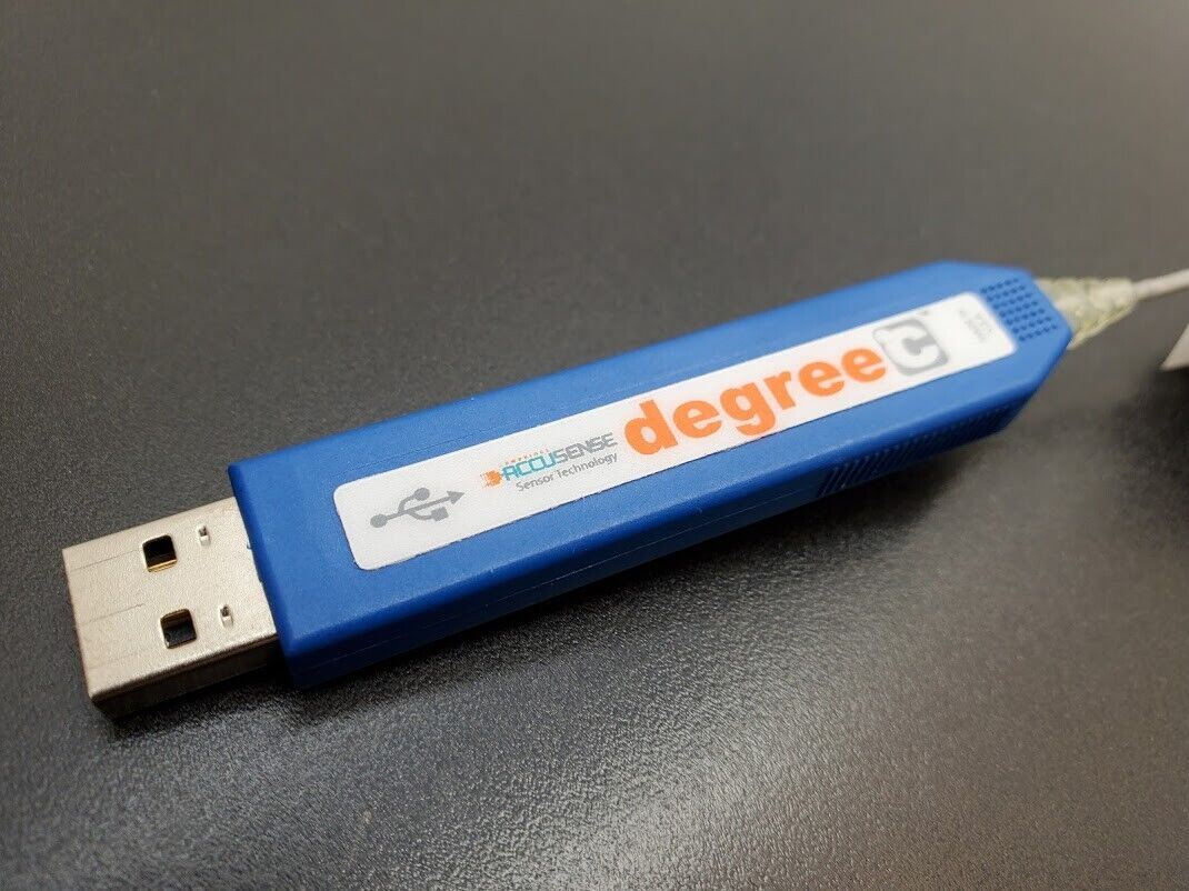 ACCUSENSE DegreeC USB UAS1200PC Air Velocity & Temperature Sensor 5M Cable A