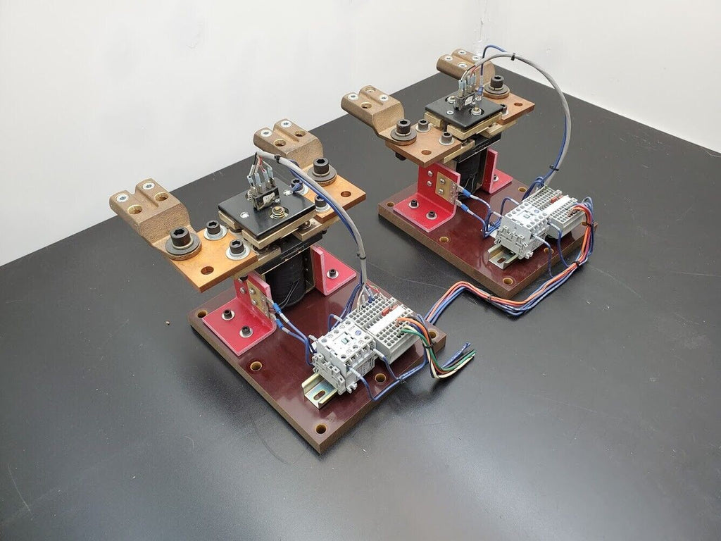 2x Tweco Twecolugs 240-HD-180 Robot Welding Lead Contactor Units 3/0 4/0 AWG